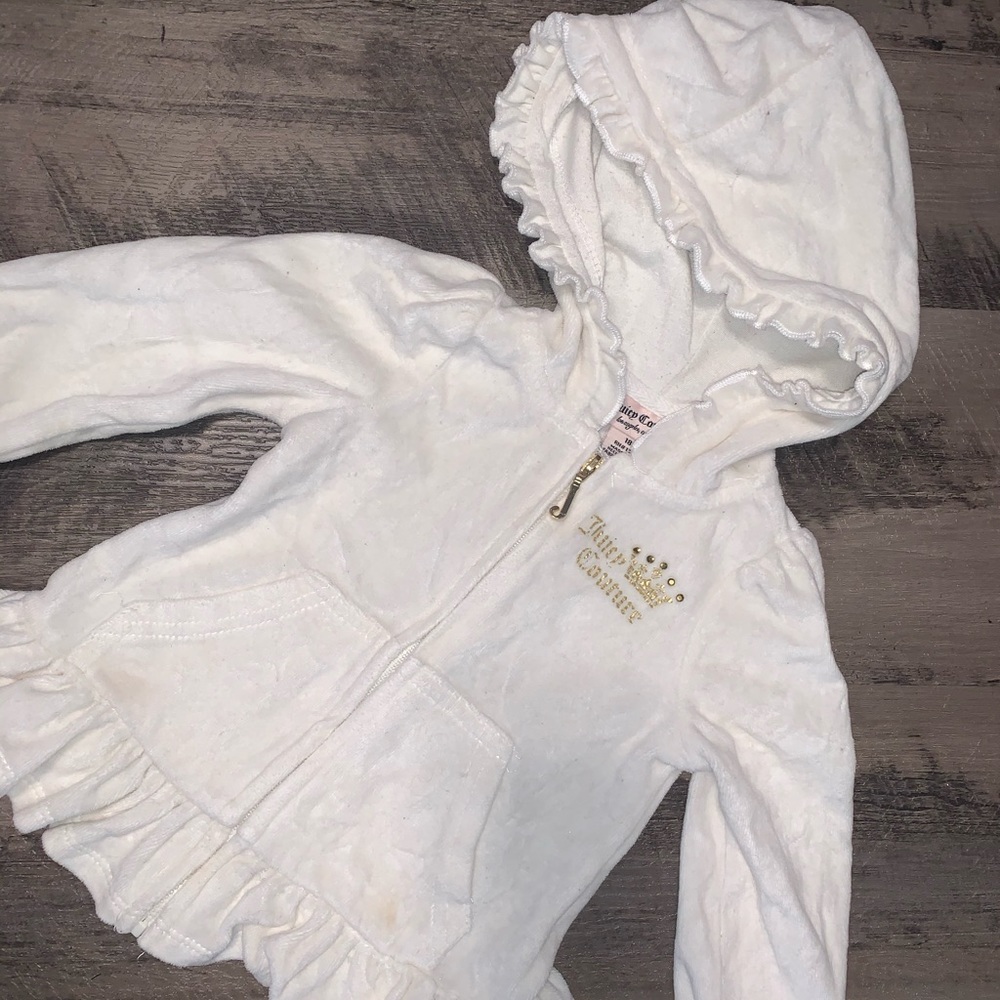 🎃Juicy Couture off white and gold jacket